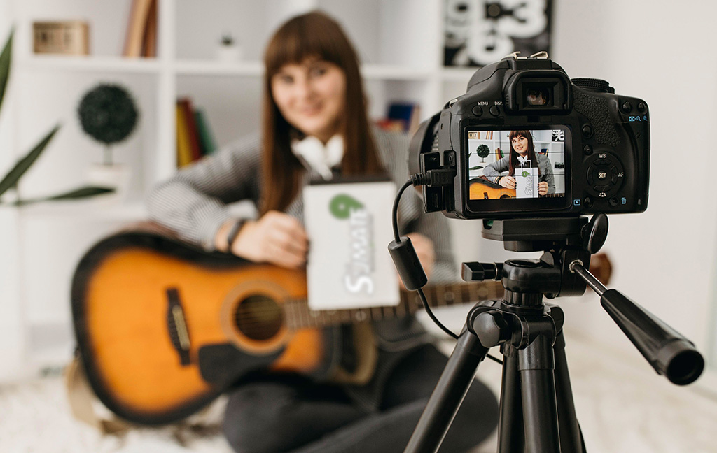 Persona grabandose a si misma